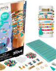 Disney Stitch DIY Bracelet Making Kit, Includes 1,000+ Shell Beads, Tassels, & More, Lilo & Stitch Collectable Jewelry for Kids, Teen Girls & Boys