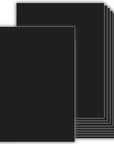 Heavyweight Black Cardstock, Thick Paper 100 Sheets ( 110 Lb Cover = 200Lb Text = 300 GSM) 8.5 X 11 Inches for Arts and Craft, Drawing, DIY Projects