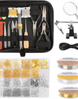 Jewelry Making Kit for Adults, Jewelry Making Supplies with Jewelry Making Tools, Jewelry Pliers, Jewelry Wires, Findings, Necklace Chains, Magnifier and Storage Bag