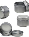 Candle Tin 24 Piece, 4 Oz, for Candle Making