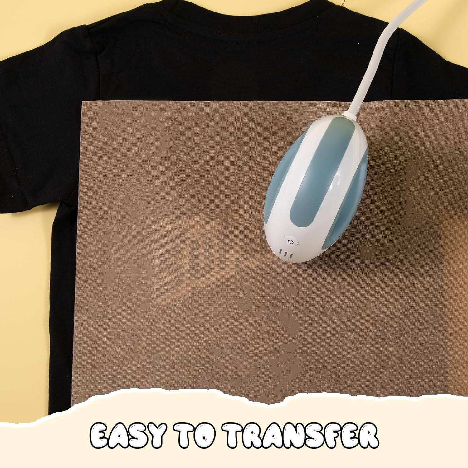 Puff Vinyl Heat Transfer - 12" X 15FT White Puff Vinyl Heat Transfer for T Shirts, White Puff HTV Vinyl Heat Transfer for Cricut & Cameo - Easy to Cut & Weed for Heat Vinyl Design(White)