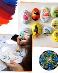 40 Pcs, Paint Brush Set for Acrylic Painting, Watercolor Brushes for Acrylic Oil Watercolor, Miniature Detailing, and Rock Painting