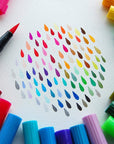 56217 Dual Brush Pen Art Markers, Retro, 10-Pack. Blendable, Brush and Fine Tip Markers