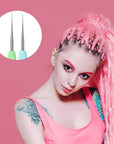 4 Pieces Dreadlock Crochet Hooks Tool 0.5Mm 0.75Mm Dreadlock Crochet Needle Tools for Braid Hair Weaving Locs Craft