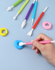 9PCS Clay Sculpting Tools Kit - Easy to Use Double-Ended Polymer & Pottery Carving Set with Comfortable Grip Tools for Clay Sculpey & Modeling Clay Ideal for Kids and Adults
