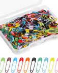 150Pcs Safety Pins, 19Mm Mini Safety Pins for Clothes Metal Safety Pin for Clothing Sewing Handicrafts Jewelry Making (Colorful)