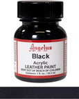 Acrylic Leather Paint Black 1Oz