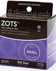 Thermoweb Zots Clear Adhesive Dots, Small, 3/16" Diameter X 1/64" Think, 300 Count