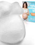 Luna Bean Belly Casting Kit Pregnancy, Deluxe Belly Cast with Smooth Finish - Gift for Expecting Mom, Baby Nursery Decor, Mothers Day Keepsake, Mom to Be Gift, Pregnant Mom Gifts
