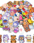 Cute Pins for Backpacks,50 Pcs Kawaii Acrylic Pins, Aesthetic for Girl'S Bags,Hoodies,Hats,Jackets Decorative Clothing Bags Jackets Hat Backpacks Bag Accessories