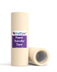 12 Inch X 150 Feet Roll of Paper Transfer Tape with a Medium Tack Layflat Adhesive. Works with a Variety of Vinyl. Great for Decals, Signs, Wall Words and More. V0844