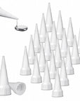 20 Pieces Snip Tip Applicator Adhesive Tube Tips Cap for E6000 Craft Glue 3.7 Ounce Adhesive Tubes, Snip Tip Applicator Cap