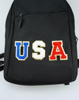 9 PCS USA Patch Patriotic Patch Chenille Letter Patches Embroidered Iron on Patch Sew on Patches for Clothing Bags