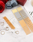 65Pcs Invisible Ring Size Adjuster Set, Jewelry Adjusters Spring Ring Sizer Guard Spiral Ring Tightener Fit Wide Rings Invisible Ring Sizer Adjuster for Loose Rings Golden Silver