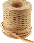 218 Yards Raffia Paper Craft Ribbon Packing Paper Twine, 1/4 Inch by 218 Yards (Kraft)