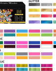 56 Colors Acrylic Paint Pens, Acrylic Paint Markers, 0.7Mm Extre Fine Paint Pens for Canvas, Rock Painting, Wood, Fabric, Ceramic, Stone, Metal