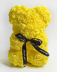 Valentine's Day Gift Rose Bear Eternal Flower Rose Teddy Bear PE Foam Bear 25cm Valentines Day