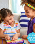 Craft Loops Refill, Includes 3.5 Oz of Weaving Loom Loops in 7 Vibrant Colors, Stretchy Loops for Weaving Potholders, Keychains, Headbands & More, Finger Weaving Activity for Kids Ages 6+