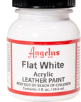 Flat White Acrylic Leather Paint 1Oz