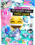 3D Sticker Maker Kit for Girls and Boys, DIY Arts and Crafts Fun for Ages 6+, Creative Toy Gift Set Includes 50+ Custom Refills- Safari Party Pack | ILY Undersea Adventure