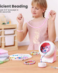 Bead Spinner with Clay Beads, Gift Beading Set for Girls, 2112Pcs Bracelet Making Kit with Electric Bead Spinner for Jewelry Making, Automatic Bracelet Maker for Making Friendship Bracelets