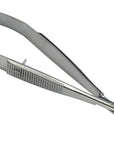 144C7 4.5" Curved Stainless Steel Squeeze Scissors
