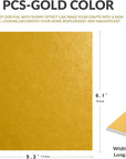 100PCS Gold Leaf Sheets for Gilding Painting DIY Craft Non Fading Non Oxidising 6.1X5.3In