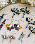 Dragon Clay Cutters, Polymer Clay Cutters Dragon, Dragon Earring Clay Cutter, Polymer Clay Cutters for Jewelry Making.