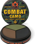 Camo Face Paint Sticks - 6 Camouflage Colors in 3 Double-Sided Tubes | Compact Camo Concealment for Hunting, Paintball, Airsoft or Military Use