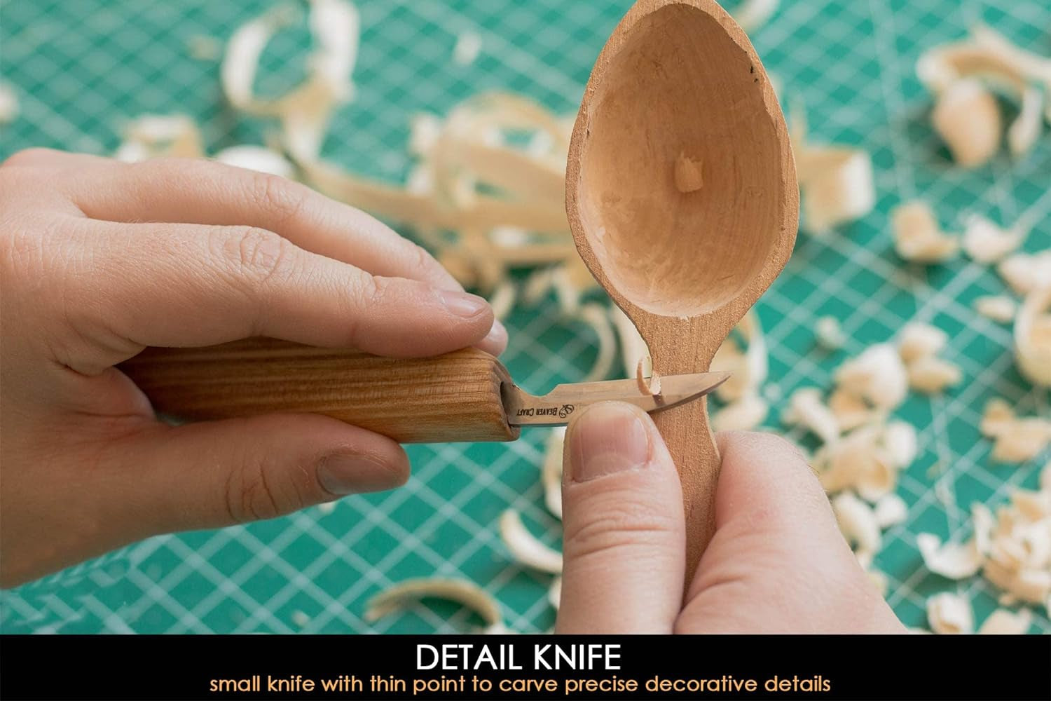 S13 Wood Carving Tools Set for Spoon Carving 3 Knives Wood Carving Kit for Beginners Hook Knife Wood Carving Right-Handed Spoon Carving Whittling Knives (S13 Right-Handed)