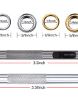 1/4 Inch Grommet Kit 200 Sets Grommets Eyelets with 3 Pieces Install Tool Kit and Box for Shoes Clothes Crafts Bag