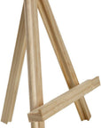 AUVOTTOKA Portable 9" Wood Tripod Tabletop Display Easel for Artist Painting, Sketching, Displaying Photos, Decorative Plates and More