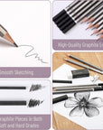 - Sketch Pencils for Drawing, 19 Pcs, Drawing Pencils for Sketching with Graphite Sticks, Erasers and Sharpener, Sketching Pencils, Art Pencils for Sketching, Graphite Pencils, Artist Pencils