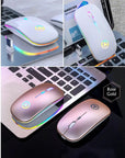 2.4GHz RGB Wireless USB Rechargeable Mouse