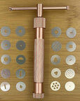 Fondant Extruder with 20 Discs, Sugar Paste Extruder,Clay Extruder, Cake Decor Tool Set