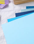 34 Sheets Blue Cardstock Paper, Glitter Cardstocks A4 Construction Paper Colored Cardstock Paper for Card Making Kids Art Crafts Scrapbooking