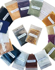 Natural Soap Making Colorant Set - Dye Pigment Powder Soap Supplies Sampler Kit Variety Pack for Handmade Cosmetics Bath & Body Scrubs, Masks, Bath Bombs & More DIY