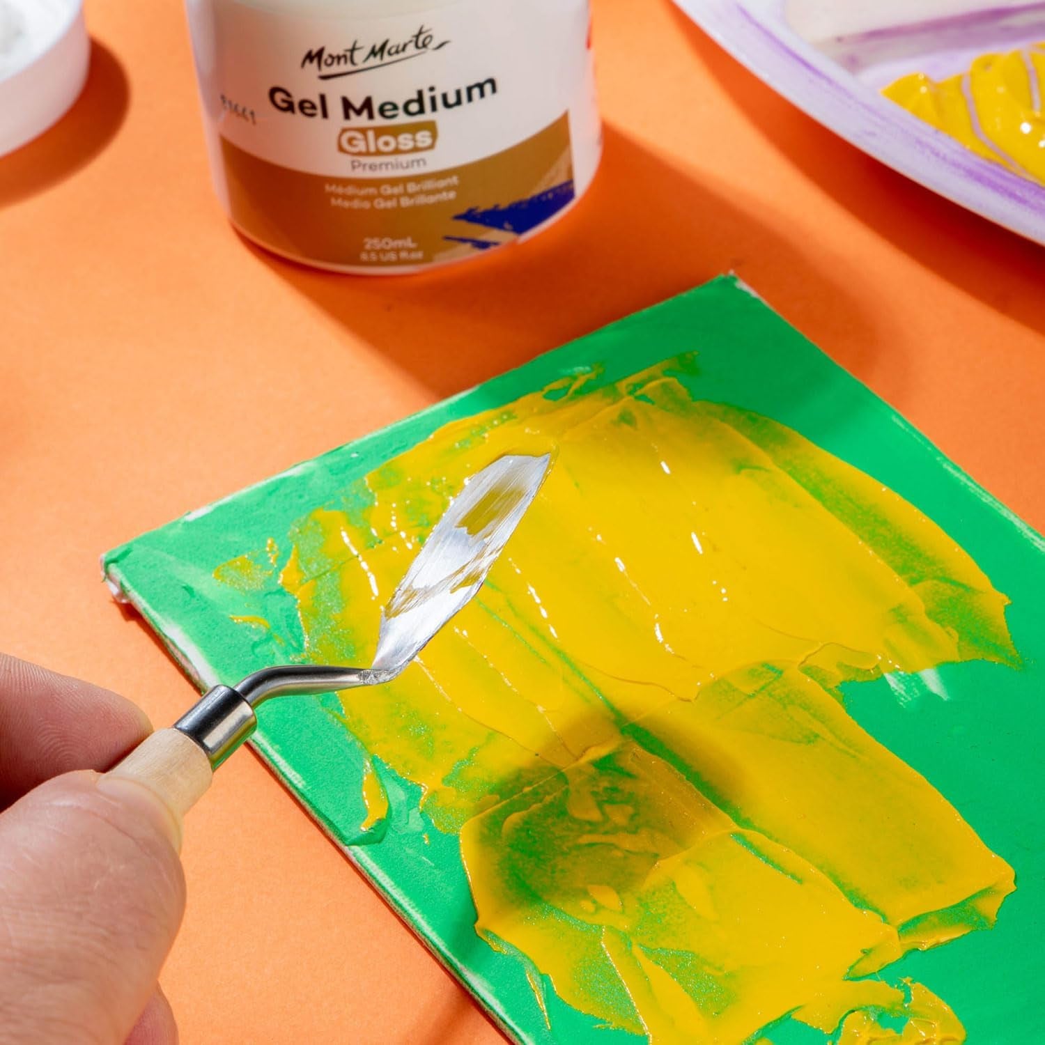 Premium Gel Medium Gloss 8.5Oz (250Ml), Suitable for Acrylic Paints