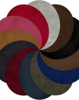 24 Pcs Elbow Patches 12 Colors Oval Suede Elbow Patches for Sweaters Fabric Men Elbow Patch Appliques Cloth Iron on and Sew on Elbow Patches for Repair Shirt Jeans Jacket 5.5 X 4.3 Inch (Simple Color)