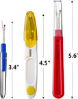 Seam Ripper and Thread Remover Kit for Sewing 2 Big 2 Small Stitch Ripper Tool and 1 Thread Snips