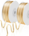200 Yards 1/8 Inch White Satin Ribbon, Thin White Ribbon Double Faced Satin Ribbon for Gift Wrapping Wedding Party Decoration Bouquet Crafting