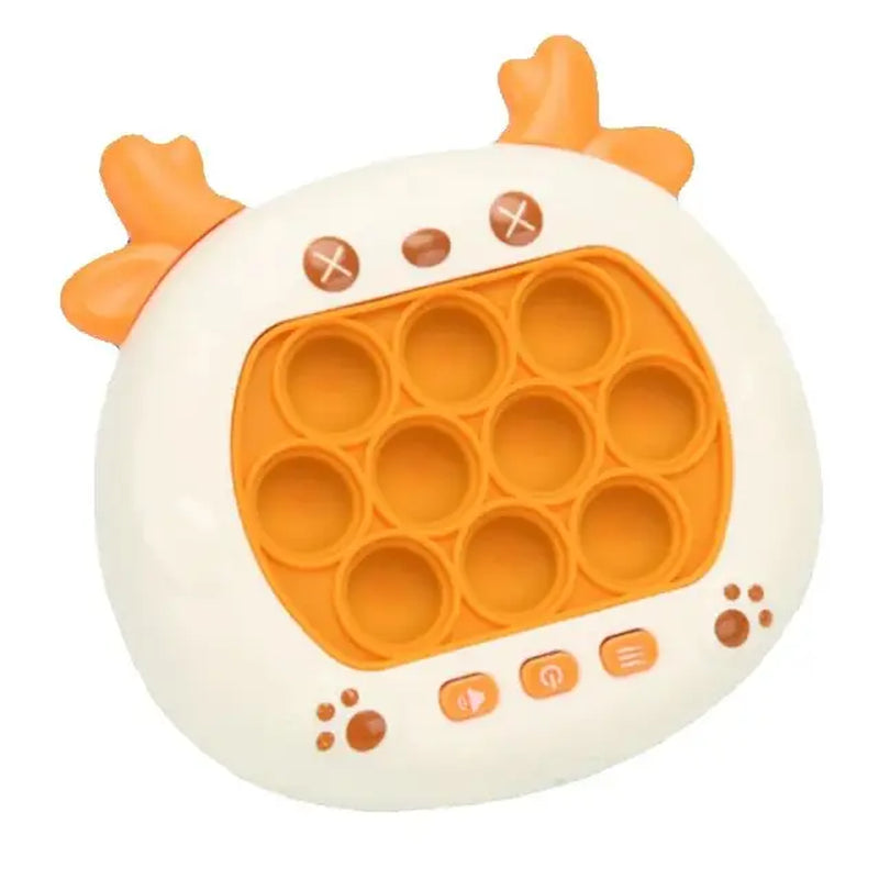 Pop Light Fidget Game Quick Push Bubble Game Handle Toys Boys & Girls Anti-Stress Toys with LED Game Machine Relieve Stress Toys