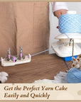 Yarn Winder with Yarn Guide, Yarn Ball Winder for Crocheting, the Helper for Yarn Collection Lovers