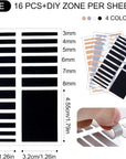 96 Pieces Ring Sizer Adjuster Ring Guards Invisible Ring Sizer Loose Ring Size Reducer with Ring Gauge Measuring Tool Jewelry Polishing Cloth and Scissors for Man and Woman Rings