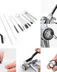 17Pcs Multi-Purpose Spray Gun Cleaning Kit,Nylon Brushes Paint Gun Cleaning Kit Mini Brushes & Needles for Clean Airbrush Nozzles Spray Guns Tattoo Equipment(17Pcs)
