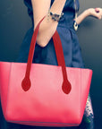12PCS Bag Handles for Bag Making,23.4" PU Leather Straps for Handbag,Purse Handles for Crochet Bags 6 Colors