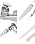 Professional 0.4Mm Nozzle Single Action Gravity Feed Airbrush