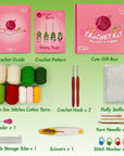 Crochet Kit for Beginners with Step-By-Step Video Tutorials,Beginners Starter Crochet Succulent Plant Kit for Adults Kids,Learn to Crochet Set (Hanging Plants)