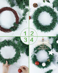 Floral Wire, 328 Feet 22 Gauge Soft Craft Wire for Wreaths, Green Florist Wire with Built-In Cutter for Flower Arrangements, Wreath Making, Christmas Ornaments, Gardening, Crafts