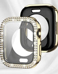 Bling Glass + Cover for Apple Watch Case
